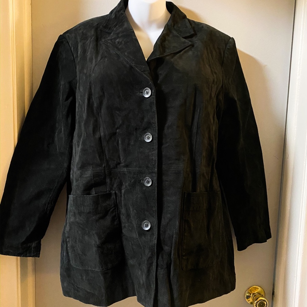 Northern Reflections 100% suede leather black XL